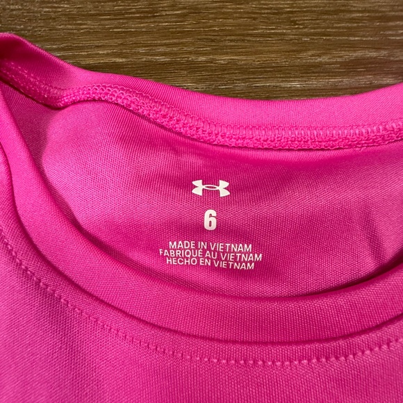 Under Armour Girls Outfit Set Long Sleeve, Pants, 6, Back to School, Athletic - Picture 4 of 16